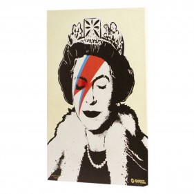 G-Rollz 'Banksy's Lizzie Stardust' Leinwand 32x45cm