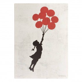 G-Rollz 'Banksy's Balloon Girl' Leinwand 32x45cm