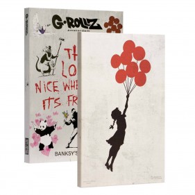 G-Rollz 'Banksy's Balloon Girl' Leinwand 32x45cm