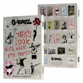 G-Rollz 'Banksy's Torch Boy' Leinwand 64x90cm