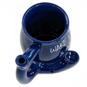 'Wake & Bake' Tasse mit Pfeife