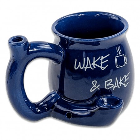 'Wake & Bake' Tasse mit Pfeife