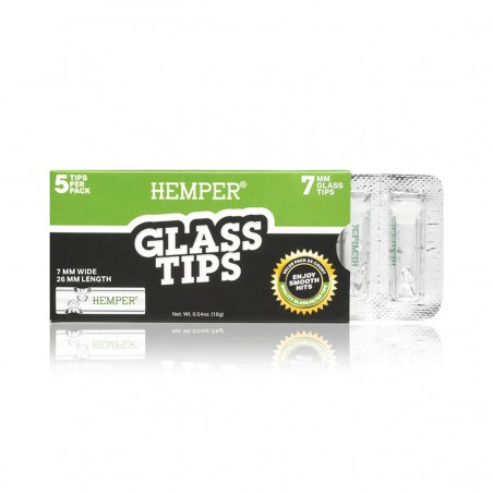Hemper Glass Filter Tips 7mm 5 Stk.
