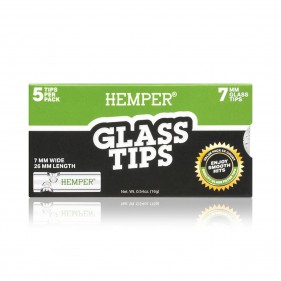 Hemper Glass Filter Tips 7mm 5 Stk.