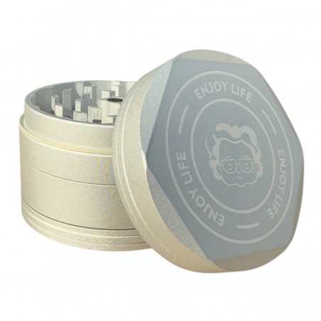 Granny's Keramik Grinder 4-teilig Silber