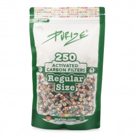 PURIZE Regular Size Allcolour Aktivkohlefilter 9mm 250 Stk.