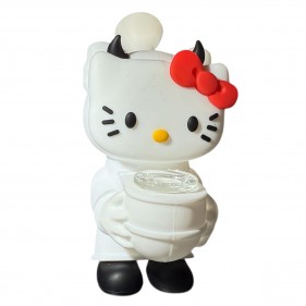 'Hello Kitty Devil' Silikonbong Weiß