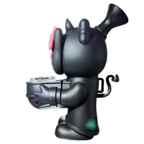 'Hello Kitty Devil' Silikonbong Schwarz