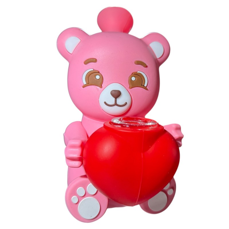 'Carebear' Silikonbong Pink