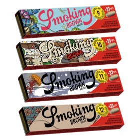 Smoking Creators Edition BROWN King Size Slim Longpapers + Tips