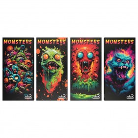 Snail 'Monsters' Rainbow King Size Slim Longpapers + Tips