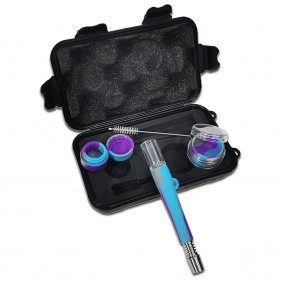 JJ Dabbing-Set mit Nectar Collector, 2 Silikonbehältern und Bürste