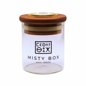 Misty Box Aufbewahrungsglas mit Hygrometer