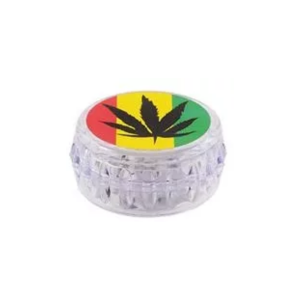 'Kronkorken Leaf Maria' Acryl Grinder 3-teilig Orange