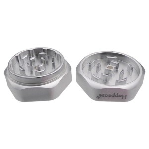 'Katana' Aluminium Grinder 2-teilig Silber