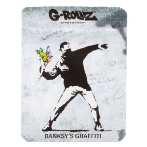 G-Rollz Flower Thrower Mylarbeutel mit Aufdruck 65x85mm 10 Stk.