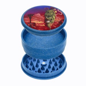 Beuz 'Smiley Valley' Hanfplastik Grinder 3-teilig