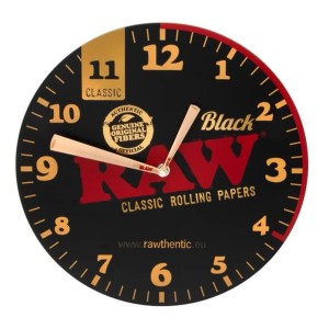RAW Classic Black Wanduhr - Online Bestellen - 420 Queenz