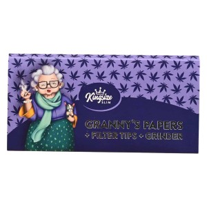 Virgin King Size Slim Longpapers + Tips & Grinderreibe