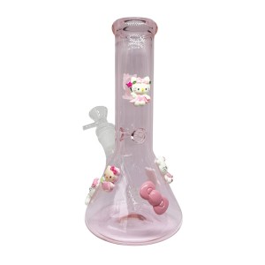 Hello Kitty Borosilikatglas Bong Pink