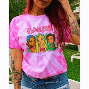 Baked Babes Tie Dye T-Shirt