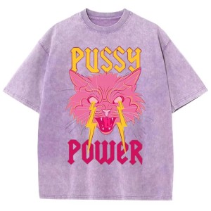 Pussy Power T-Shirt Lila