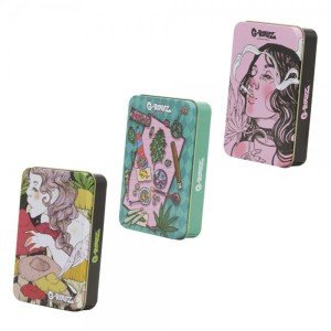 Große Metalldose Pink