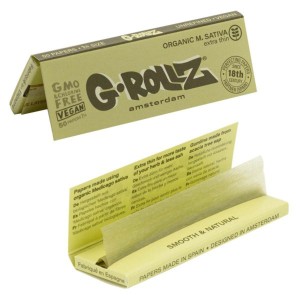 Medicago 1 1/4 Sativa Extra Thin Papers G-Rollz