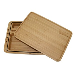 Spirit Box Magnetisches Rolling Tray aus Holz