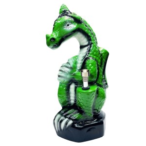 Basil Bush Drache Keramik Bong mit Schlauch Grün