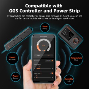 Spider Farmer Inline Fan Grow Ventilator 4 Inch