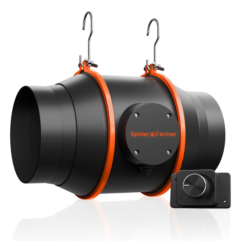 Spider Farmer Inline Fan Grow Ventilator 6 Inch