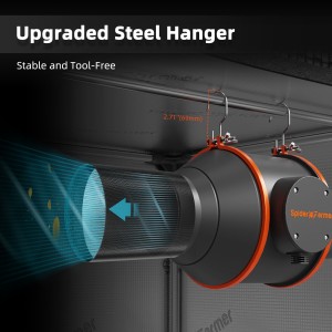 4 Inch Ventilationskit Grow Tent mit Aktivkohlefilter