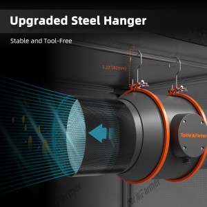 6 Inch Ventilationskit Grow Tent mit Aktivkohlefilter