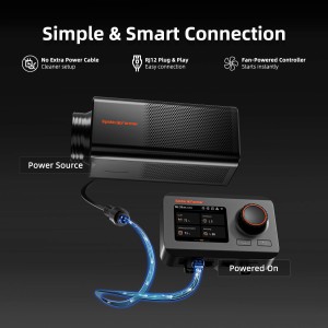 2-in-1 Ventilationssystem Abluftventilator + Smart Controller