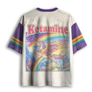 Baddie Cat Ketamine Rainbow Einhorn Jersey - Online Bestellen
