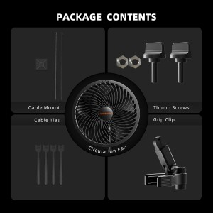 Spider Farmer 6 Inch Ventilator mit Clip 2 Stk. - Online Bestellen