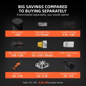 Spider Farmer 9-in-1 Werkzeugsatz Indoor Grow Tools