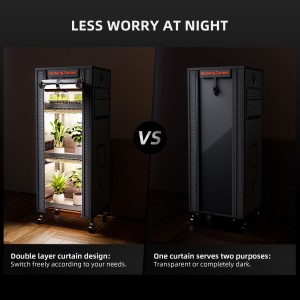 Spider Farmer Grow Regal mit Grow Lights für vier Pflanzen