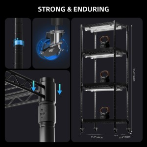 Spider Farmer Grow Regal mit Grow Lights für vier Pflanzen