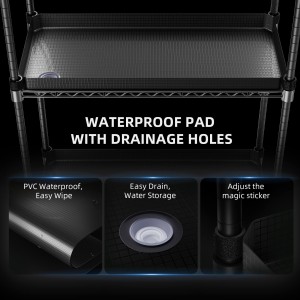 Spider Farmer Grow Regal mit Grow Lights für vier Pflanzen