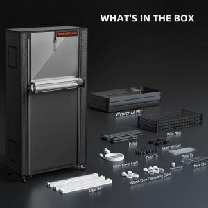 Spider Farmer Grow Regal mit Grow Lights für acht Pflanzen