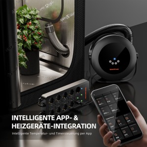 Spider Farmer Grow Tent Heater Heizung 540W PTC Heating