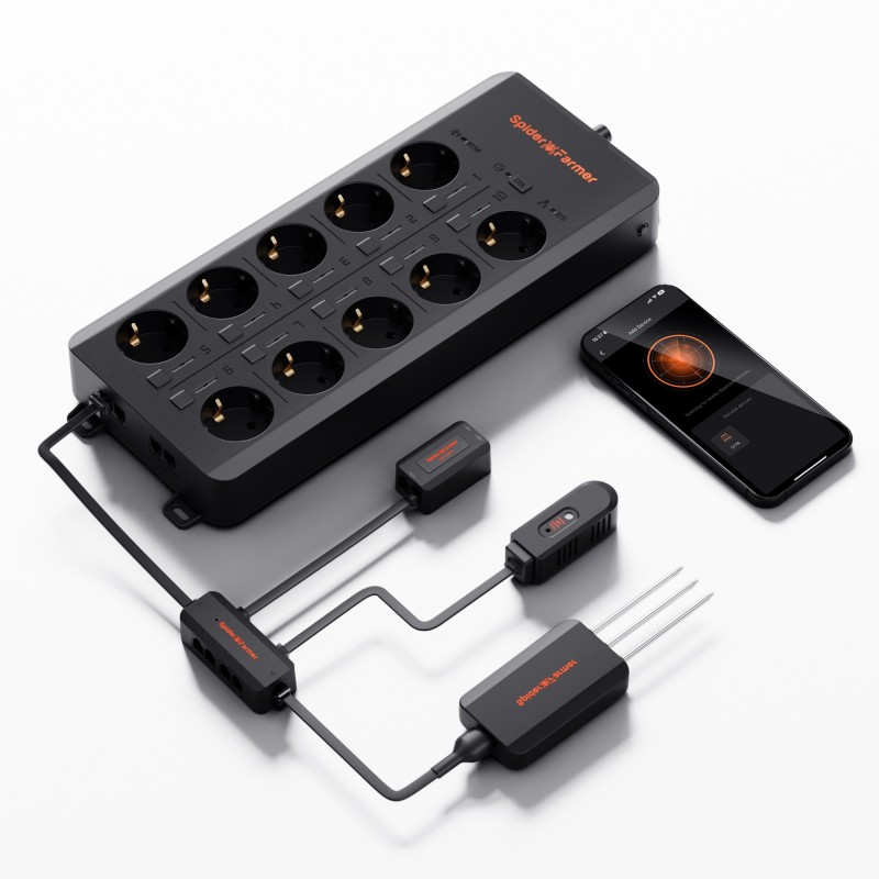 Spider Farmer GGS AC10 Smart-Mehrfachsteckdose Grow Tent