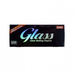 Luxe Glass Clear Rolling Papers King Size Slim Longpapers