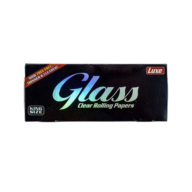 Luxe Glass Clear Rolling Papers King Size Slim Longpapers