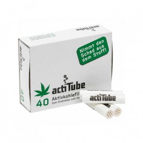 actiTube Aktivkohlefilter 8mm 40 Stk.