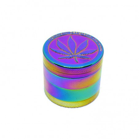 Regenbogen Aluminium Grinder 4-teilig