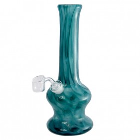 Noble Glass Oil Rig Softglas Bong Türkis