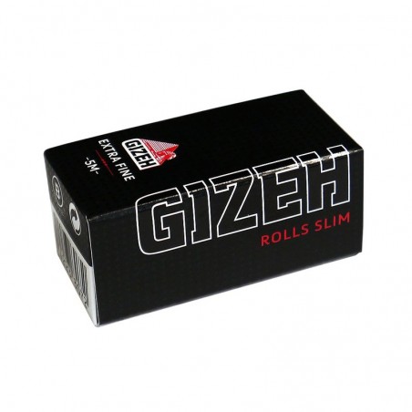 Gizeh Black Slim Rolls 5m
